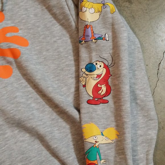 Nickelodeon Rugrats Ren & Stimpy Hey Arnold Hoodie - Picture 3 of 5
